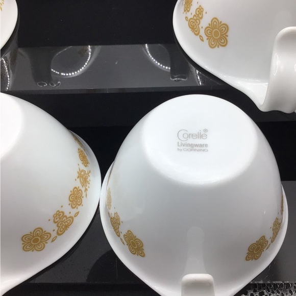Corelle 6 Cup VTG 1972 Golden Butterfly - Picture 6 of 11